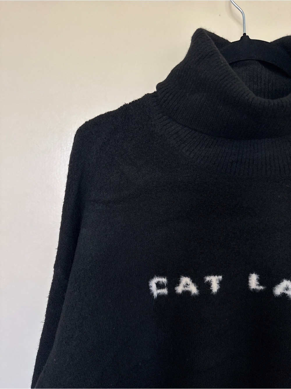 The Cuddle Collab "Cat Lady" Turtleneck Sweater size XXL NWT - Picture 3 of 7